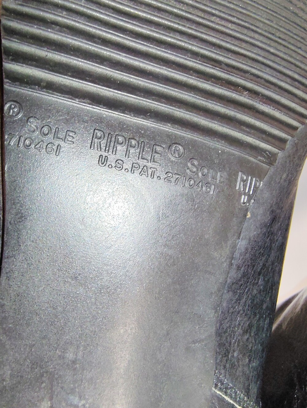 Florsheim Women's Vintage Black Leather Mid Calf Zip Block Heel Boots 70's Look - Picture 8 of 9